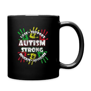 Autism Awareness - Full Color Mug - black - Right