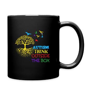 Autism Awareness - Full Color Mug - black - Right