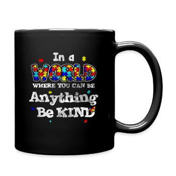 Autism Awareness - Full Color Mug - black - Right