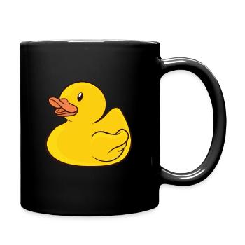 Rubber Duckie - Full Color Mug - black - Right
