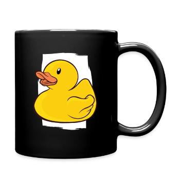 Rubber Duckie Bath - Full Color Mug - black - Right