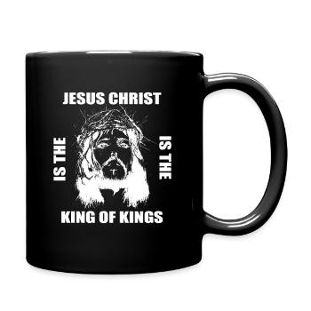 Jesus Is King Disciple Or Believer Gift - Full Color Mug - black - Right