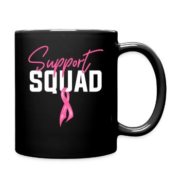 Support Squad Breast Cancer - Full Color Mug - black - Right