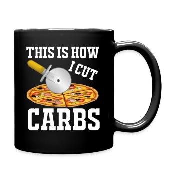This is how i Cut Carbs - Full Color Mug - black - Right