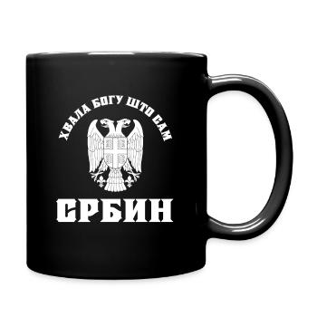 Serbia Balkans Srbin Serbs Gift Bosna - Full Color Mug - black - Right