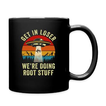 IT Funny Computer Geek Linux Unix SysAdmin - Full Color Mug - black - Right