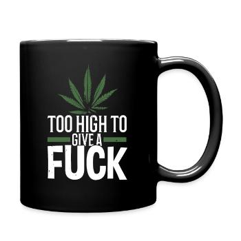 Smoking weed - Full Color Mug - black - Right