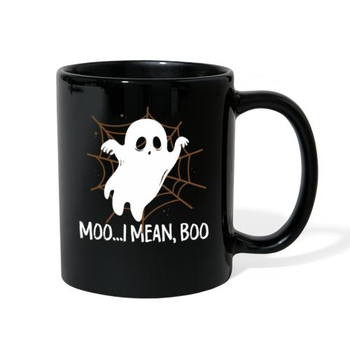 host Cow Moo I Mean Boo Funny halloween Cow Boo - Full Color Mug