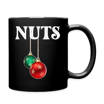 Mens Chest Nuts Matching Chestnuts Christmas - Full Color Mug - black - Right