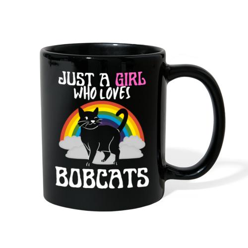 Just A Girl Who Loves Bobcats Funny Tee For Cats - Full Color Mug