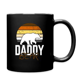 Gay Daddy Bear Fetish Pride - Full Color Mug - black - Right