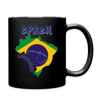 Brazil -The Seleção Team - Full Color Mug - black - Right
