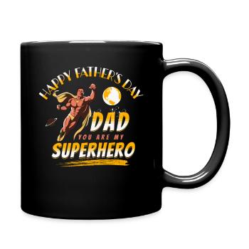 Happy Father s Day w - Full Color Mug - black - Right