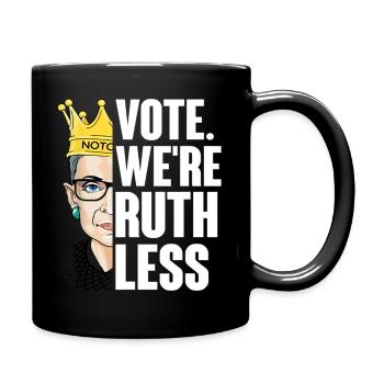Women Vote We're Ruthless Classic - Full Color Mug - black - Right