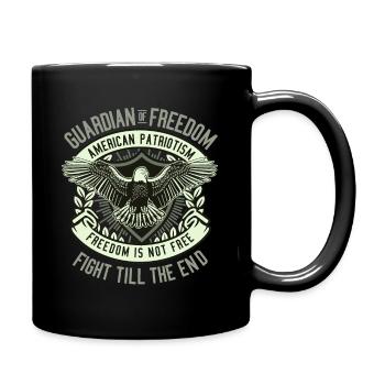 Guardian Of Freedom - Full Color Mug - black - Right