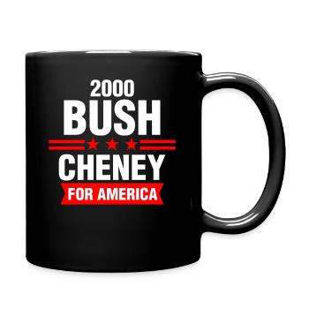 Bush Cheney 2000 Election Campaign - Full Color Mug - black - Right