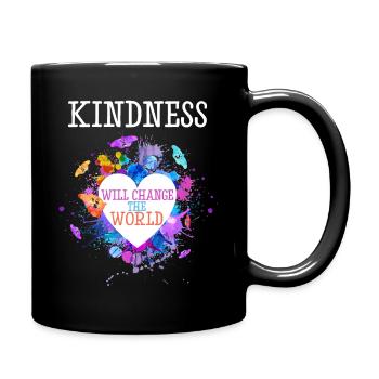Kindness Will Change The World - Full Color Mug - black - Right