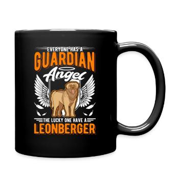 Leonberger Guardian Angel - Full Color Mug - black - Right