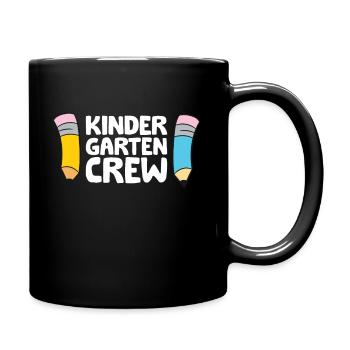 Kindergarten Crew - Full Color Mug - black - Right