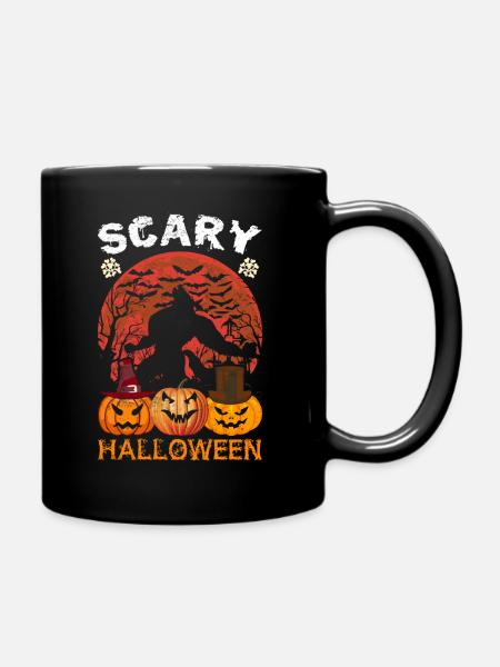 Scary Halloween - Full Color Mug - black