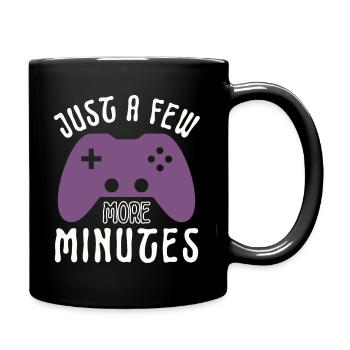 Just a few more minutes - Full Color Mug - black - Right