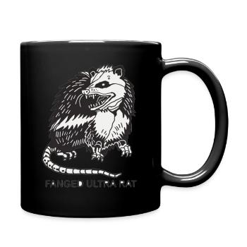 Fanged Ultra Rat - Full Color Mug - black - Right