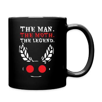 Mothman Moth Man Legend Cryptid Halloween - Full Color Mug - black - Right