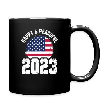 Freedom for all mankind - Full Color Mug - black - Right