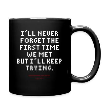 DLQ I'll Never Forget The Time We Met - Full Color Mug - black - Right