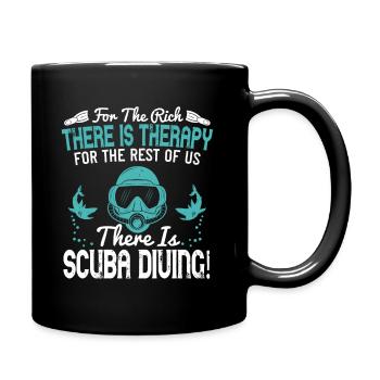For the rich, there is therapy. For the rest of - Full Color Mug - black - Right