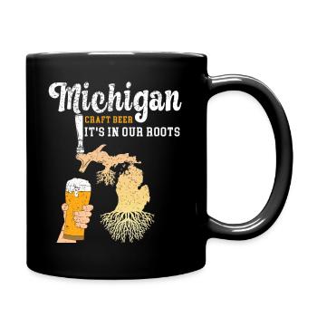 Michigan Craft Beer - Full Color Mug - black - Right