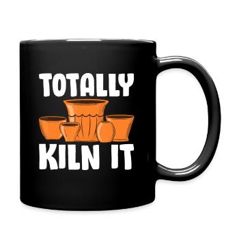 Funny Pottery Gift For Men Women Cool Ceramic Pott - Full Color Mug - black - Right