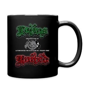 Mens latins united powercliproses - Full Color Mug - black - Right