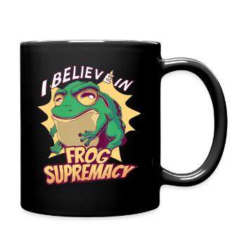Frog Costume Frog Catcher Frog Hunter Funny Frog - Full Color Mug - black - Right