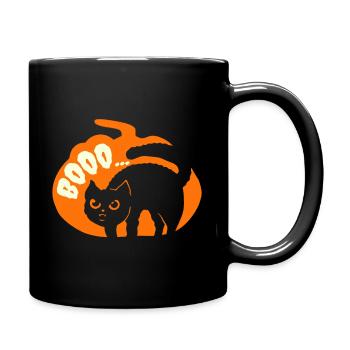 Cat Funny - Full Color Mug - black - Right