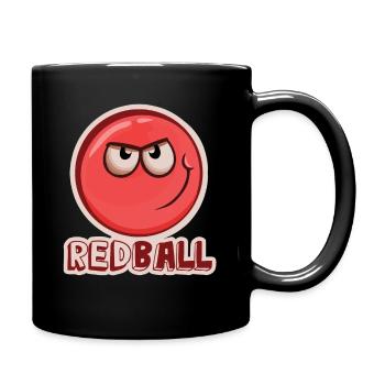 Red Ball 4 The Red Ball - Full Color Mug - black - Right