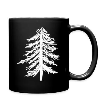 Pine Tree Pocket - Full Color Mug - black - Right