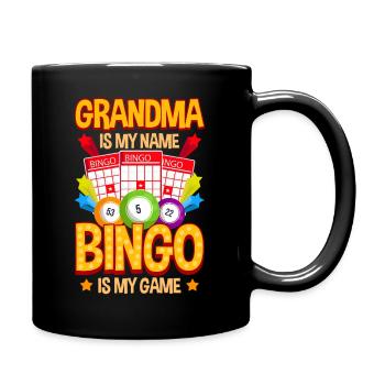 Grandma Is My Name Bingo Is My Game - Full Color Mug - black - Right