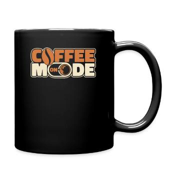 Coffee Mode On Latte Art Barista Queen Coffee - Full Color Mug - black - Right