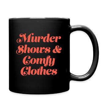 True Crime Fan Murder Shows Comfy - Full Color Mug - black - Right