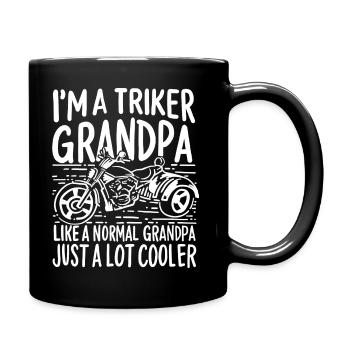 Triker Grandpa Father s Day - Full Color Mug - black - Right