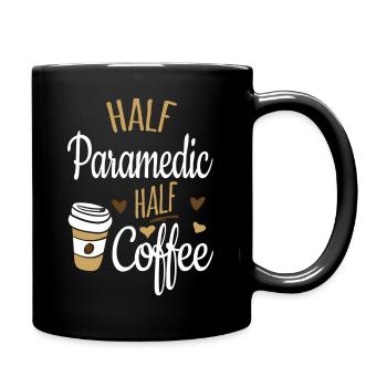 Half Paramedic Half Coffee Paramedic - Full Color Mug - black - Right