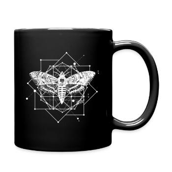 Sacred Geometry Square Matrix - Full Color Mug - black - Right
