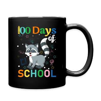 Rac Teacher Student 100Th Day Of School - Full Color Mug - black - Right