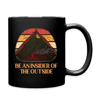 Be An Insider Of The Outside Camg Positive Quotes - Full Color Mug - black - Right