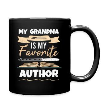My Grandma Is My Favorite Author Writer - Full Color Mug - black - Right