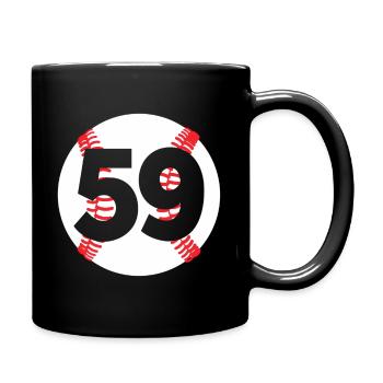 Baseball Number 59 My Favorite Baseball Players - Full Color Mug - black - Right