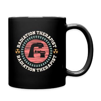 Radiation Therapist Appreciation Radiation - Full Color Mug - black - Right