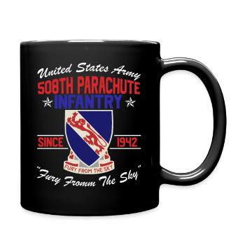 508Th Parachute Infantry Regiment - Full Color Mug - black - Right