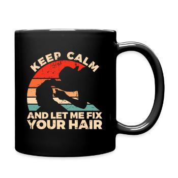 Barber Quote For A - Full Color Mug - black - Right